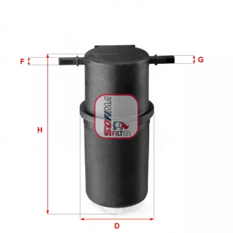 Filtre à carburant SOFIMA S 4144 NR