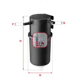 Filtre à carburant SOFIMA S 4145 NR