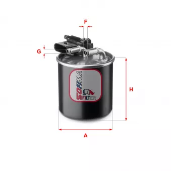 Filtre à carburant SOFIMA S 4148 NR