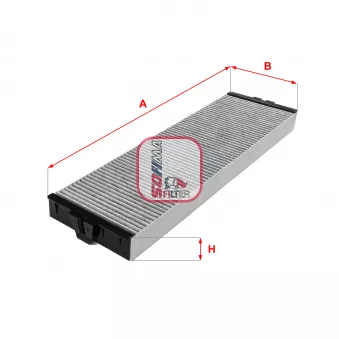 Filtre, air de l'habitacle SOFIMA S 4151 CA