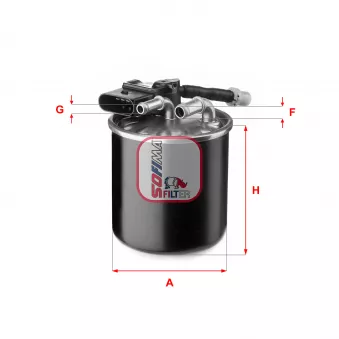 Filtre à carburant SOFIMA S 4151 NR