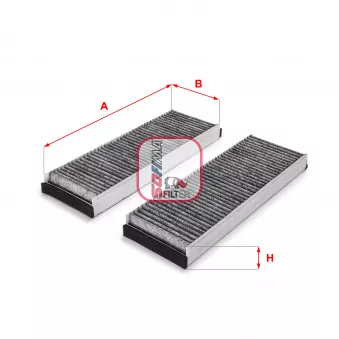 Filtre, air de l'habitacle SOFIMA S 4153 CA