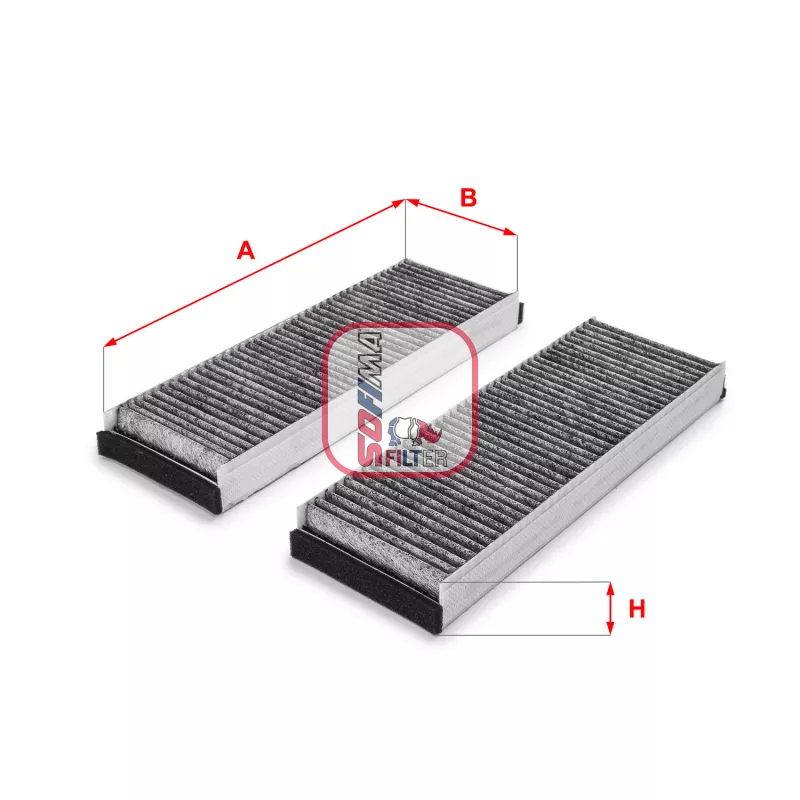 Filtre, air de l'habitacle SOFIMA S 4153 CA