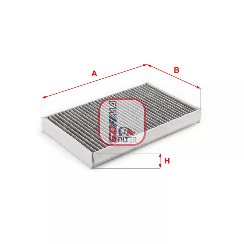 Filtre, air de l'habitacle SOFIMA S 4155 CA