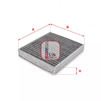 Filtre, air de l'habitacle SOFIMA S 4158 CA