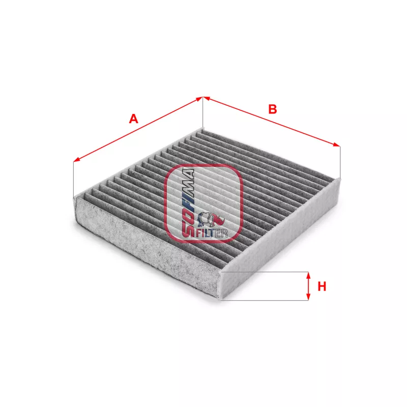 Filtre, air de l'habitacle SOFIMA S 4158 CA