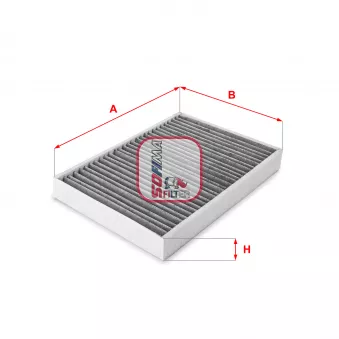 Filtre, air de l'habitacle SOFIMA S 4159 CA