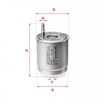 Filtre à carburant SOFIMA S 4160 NR
