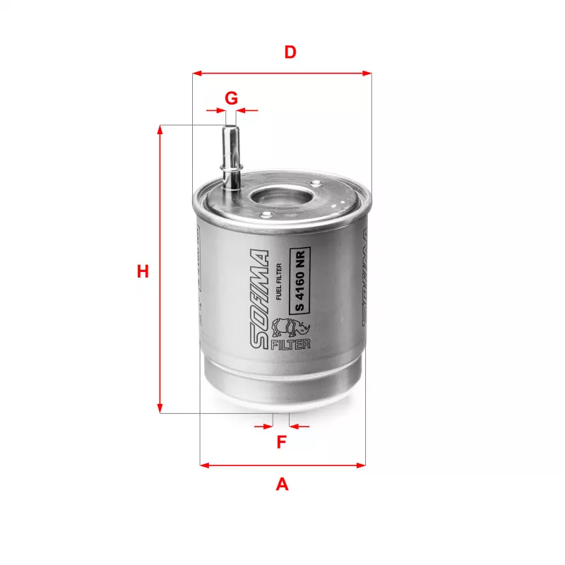 Filtre à carburant SOFIMA S 4160 NR