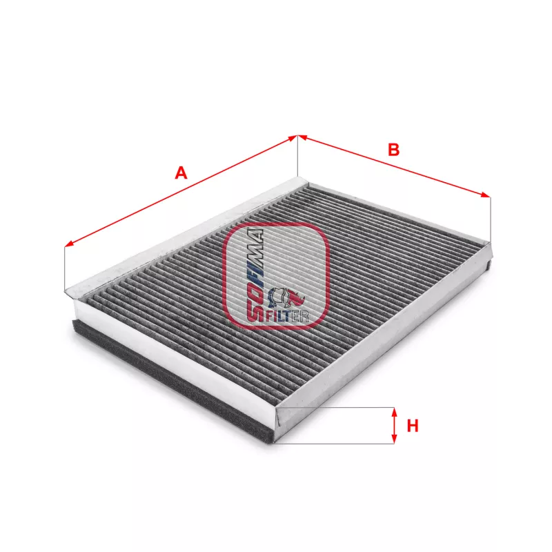 Filtre, air de l'habitacle SOFIMA S 4161 CA
