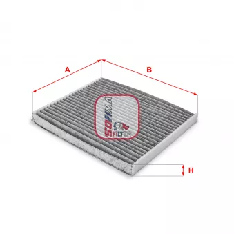 Filtre, air de l'habitacle SOFIMA S 4162 CA