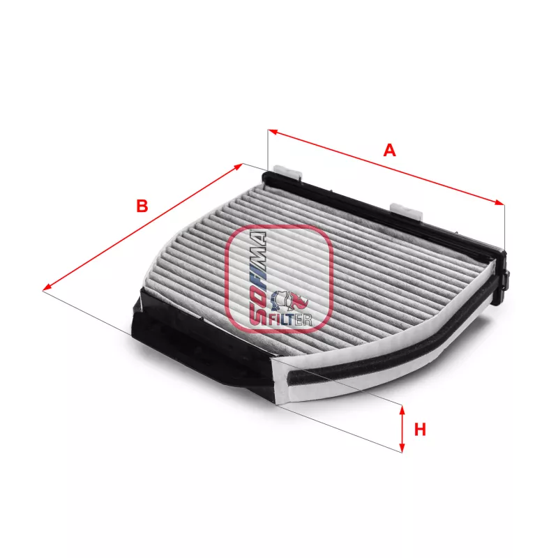 Filtre, air de l'habitacle SOFIMA S 4163 CA