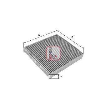 Filtre, air de l'habitacle SOFIMA S 4165 CA