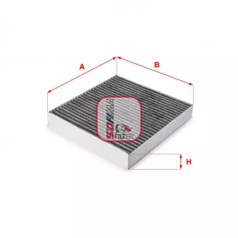 Filtre, air de l'habitacle SOFIMA S 4167 CA