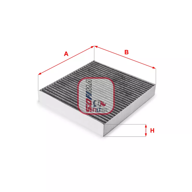 Filtre, air de l'habitacle SOFIMA S 4167 CA