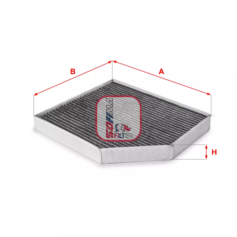 Filtre, air de l'habitacle SOFIMA S 4168 CA
