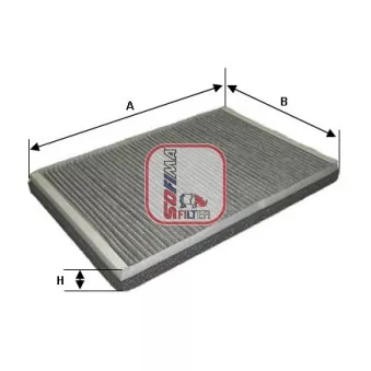 Filtre, air de l'habitacle SOFIMA S 4169 CA