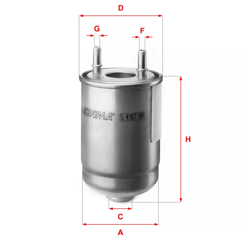 Filtre à carburant SOFIMA S 4187 NR