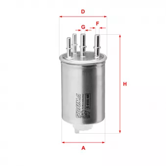 Filtre à carburant SOFIMA S 4188 NR