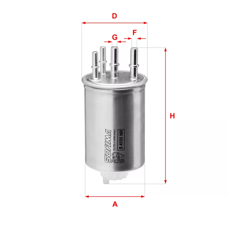 Filtre à carburant SOFIMA S 4188 NR