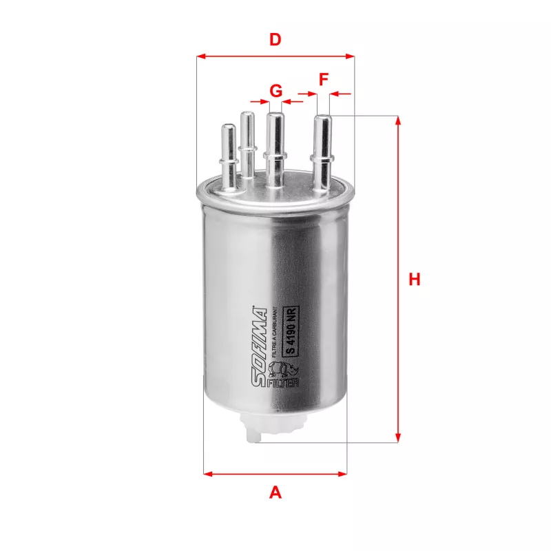 Filtre à carburant SOFIMA S 4190 NR