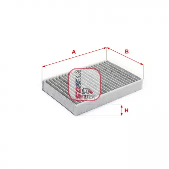 Filtre, air de l'habitacle SOFIMA S 4196 CA