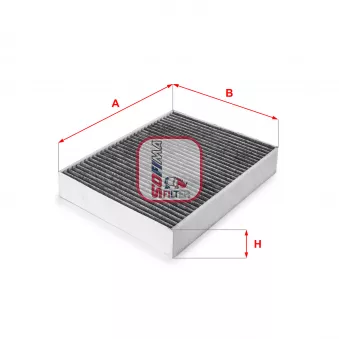 Filtre, air de l'habitacle SOFIMA S 4226 CA