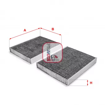Filtre, air de l'habitacle SOFIMA S 4231 CA