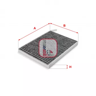 Filtre, air de l'habitacle SOFIMA S 4233 CA