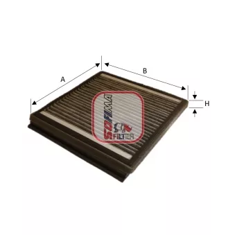 Filtre, air de l'habitacle SOFIMA S 4235 CA
