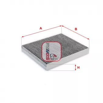 Filtre, air de l'habitacle SOFIMA S 4238 CA