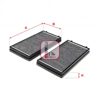Filtre, air de l'habitacle SOFIMA S 4240 CA