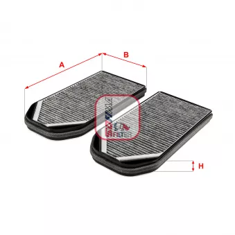Filtre, air de l'habitacle SOFIMA S 4242 CA