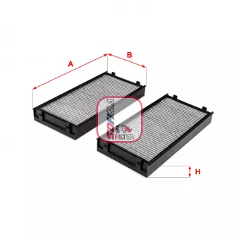 Filtre, air de l'habitacle SOFIMA S 4243 CA