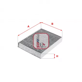 Filtre, air de l'habitacle SOFIMA S 4245 CA