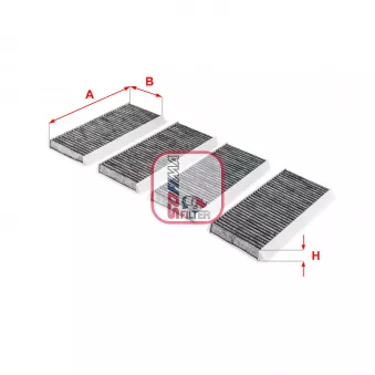 Filtre, air de l'habitacle SOFIMA S 4255 CA