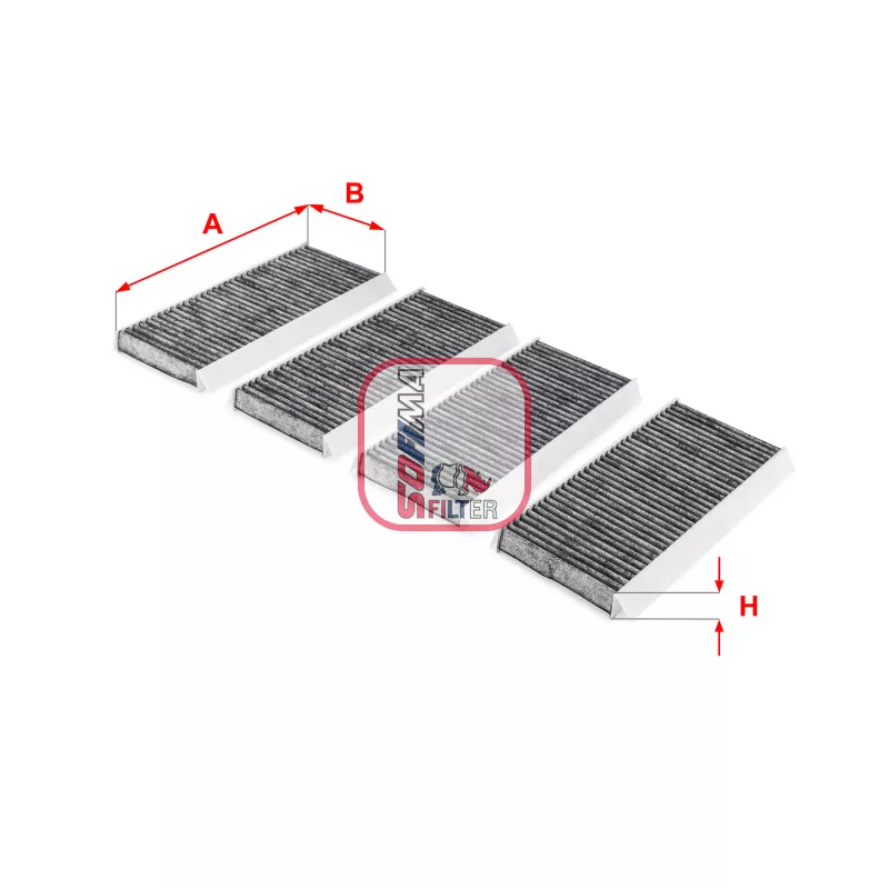 Filtre, air de l'habitacle SOFIMA S 4255 CA