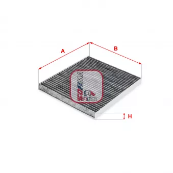 Filtre, air de l'habitacle SOFIMA S 4256 CA
