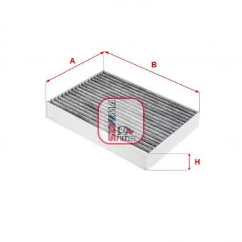 Filtre, air de l'habitacle SOFIMA S 4257 CA