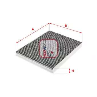 Filtre, air de l'habitacle SOFIMA S 4263 CA