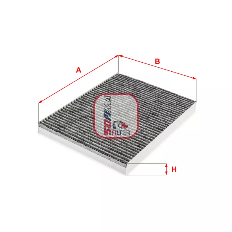 Filtre, air de l'habitacle SOFIMA S 4263 CA