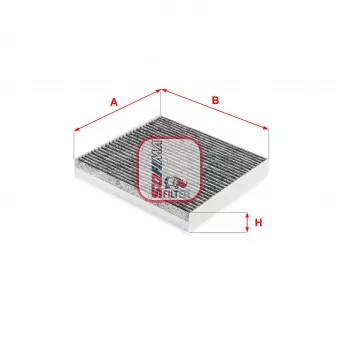 Filtre, air de l'habitacle SOFIMA S 4266 CA