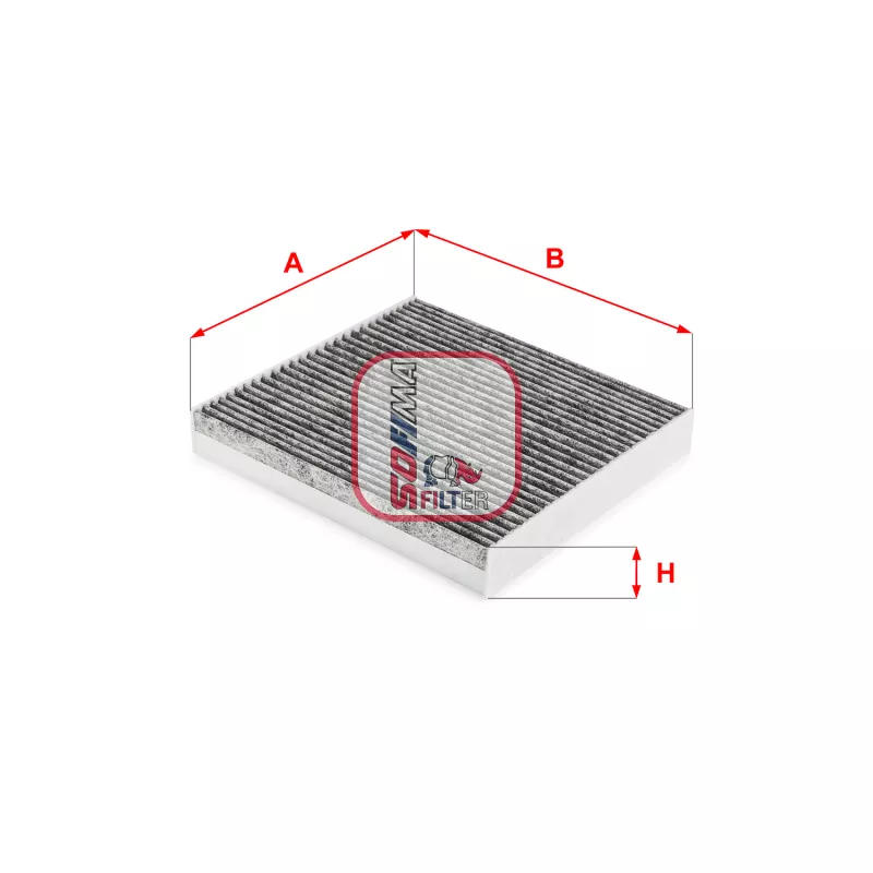 Filtre, air de l'habitacle SOFIMA S 4266 CA