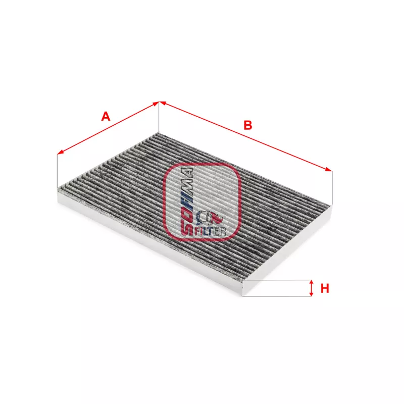 Filtre, air de l'habitacle SOFIMA S 4268 CA