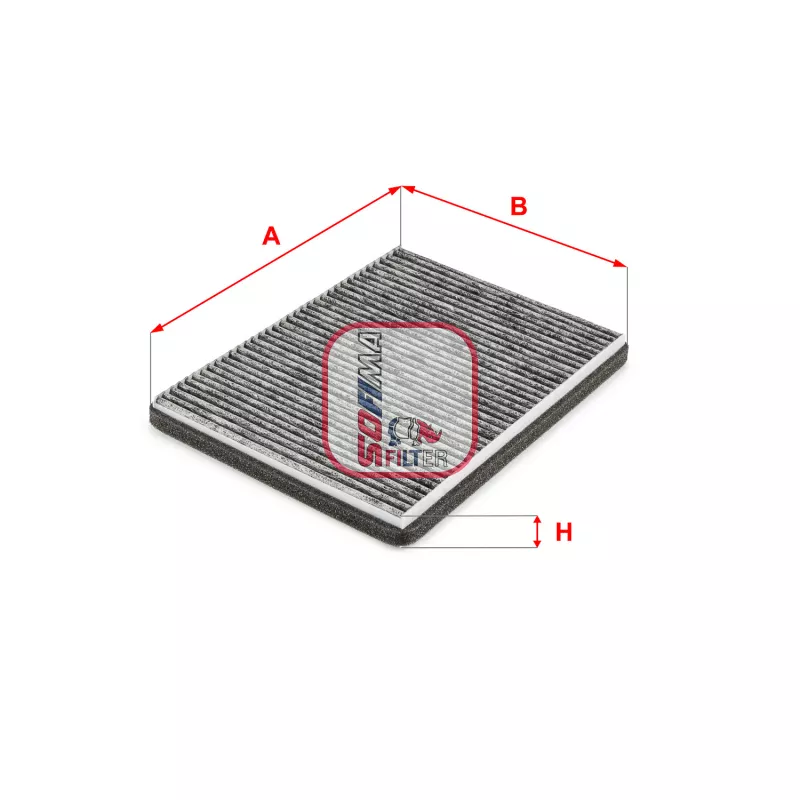 Filtre, air de l'habitacle SOFIMA S 4272 CA