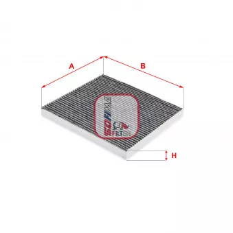 Filtre, air de l'habitacle SOFIMA S 4273 CA