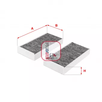 Filtre, air de l'habitacle SOFIMA S 4279 CA