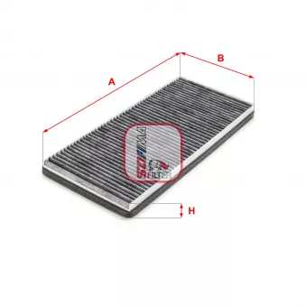 Filtre, air de l'habitacle SOFIMA S 4281 CA