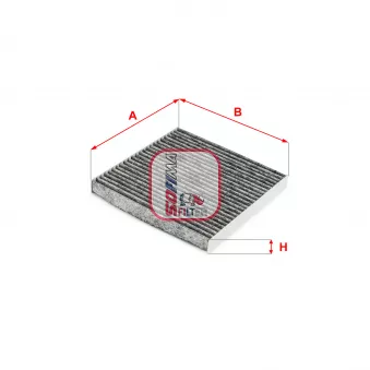 Filtre, air de l'habitacle SOFIMA S 4286 CA