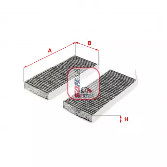 Filtre, air de l'habitacle SOFIMA S 4287 CA